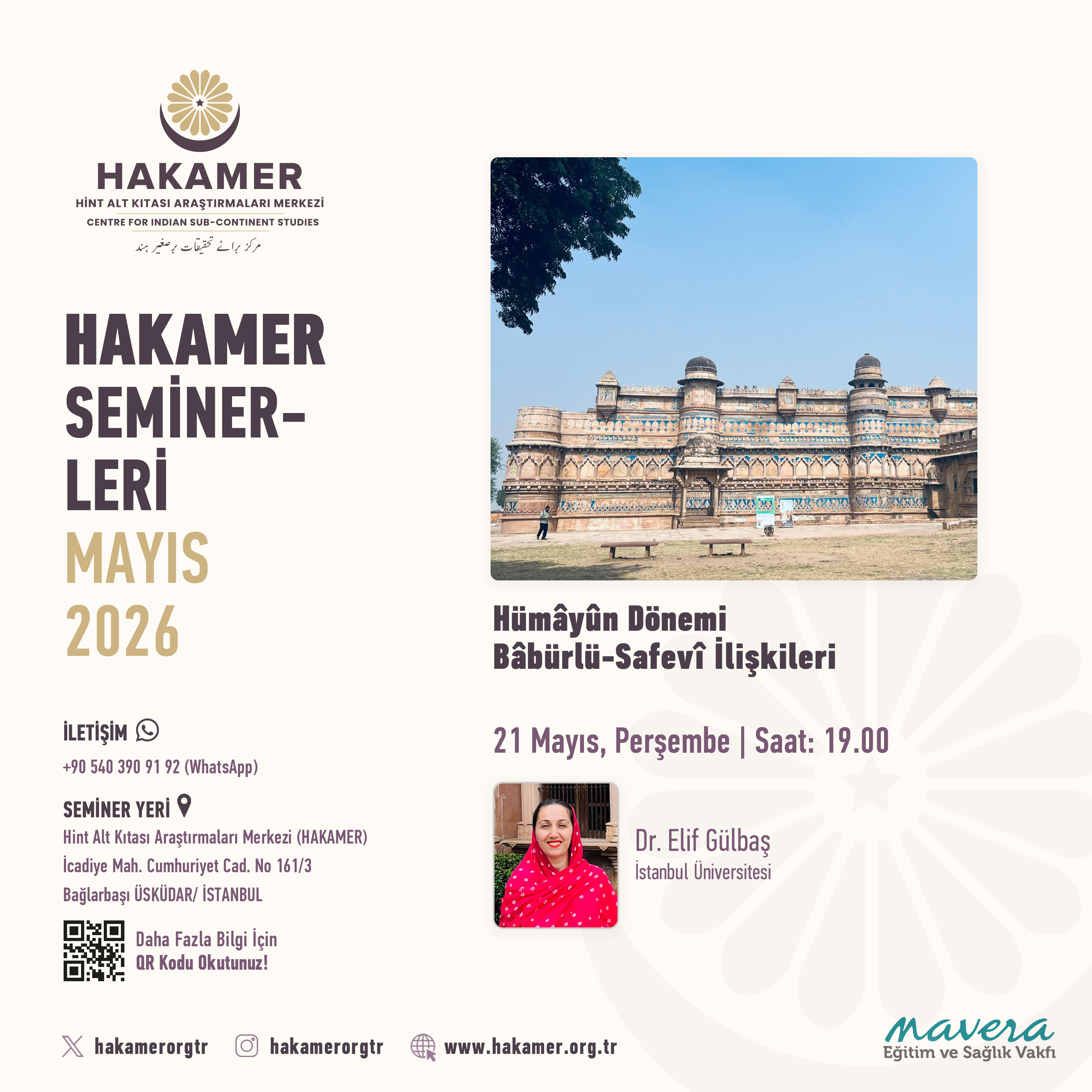 Mayıs Semineri-3/ 21 Mayıs 2026, Saat: 19.00